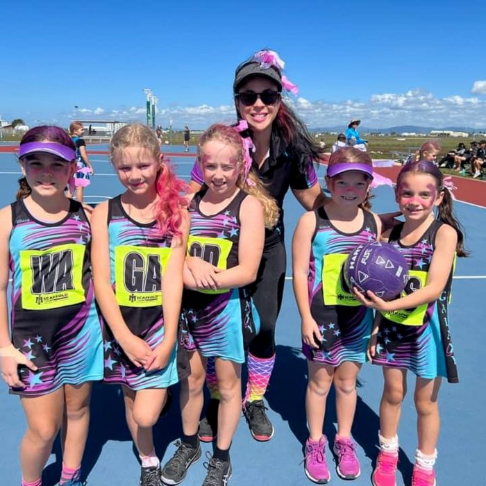 Galaxy Netball Club Junior Girls Team Photo