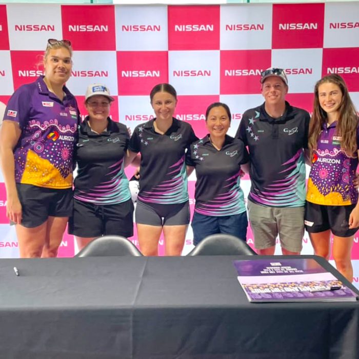 Galaxy Netball Club with Queensland Firebirds Players